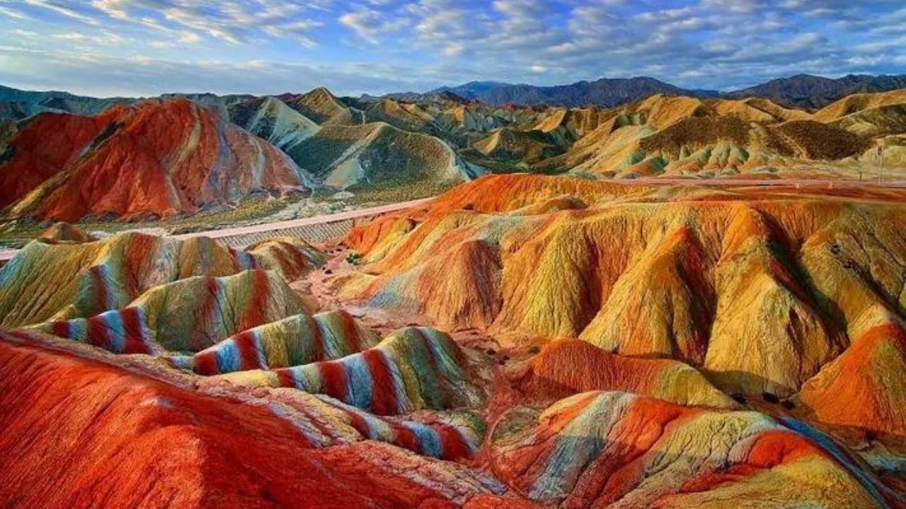 The Rainbow Mountains Of China